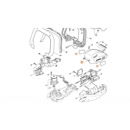 STIHL  Osłona 4869 600 3505